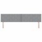 Testata LED vidaXL con design a blocchi di diamante grigio chiaro, 200 cm in tessuto Testata LED vidaXL con design a blocchi di diamante grigio chiaro, 200 cm in tessuto