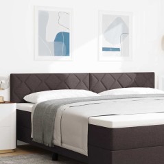 Testata LED vidaXL Design a Blocchi di Diamante Marrone Scuro 200 cm