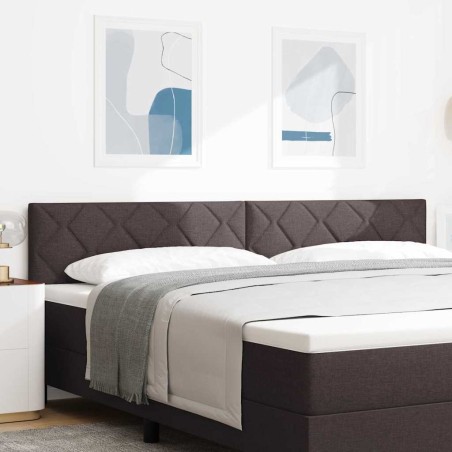 Testata LED vidaXL Design a Blocchi di Diamante Marrone Scuro 200 cm