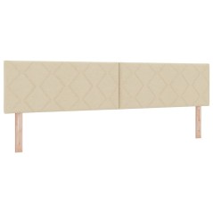 Testata LED vidaXL Design a Rombi Panna 200 cm Tessuto