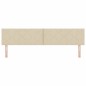 Testata LED vidaXL Design a Rombi Panna 200 cm Tessuto