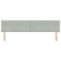 vidaXL Testiera LED Design Diamante Grigio Chiaro 200 cm vidaXL Testiera LED Design Diamante Grigio Chiaro 200 cm