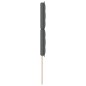 vidaXL Testata LED Design Linea Grigio Scuro 90 cm Tessuto