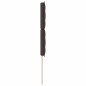 vidaXL Testata LED Design Linee Marrone Scuro 90 cm Tessuto