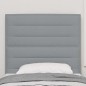 vidaXL Testata LED Design Linee Grigio Chiaro 100 cm Tessuto vidaXL Testata LED Design Linee Grigio Chiaro 100 cm Tessuto