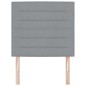 vidaXL Testata LED Design Linee Grigio Chiaro 100 cm Tessuto vidaXL Testata LED Design Linee Grigio Chiaro 100 cm Tessuto