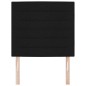 vidaXL Testiera LED Design Linee Nera 100 cm Tessuto vidaXL Testiera LED Design Linee Nera 100 cm Tessuto