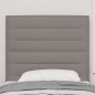 vidaXL Testiera a LED Design Linee Tortora 100 cm Tessuto vidaXL Testiera a LED Design Linee Tortora 100 cm Tessuto