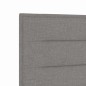 vidaXL Testiera a LED Design Linee Tortora 100 cm Tessuto vidaXL Testiera a LED Design Linee Tortora 100 cm Tessuto