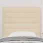 vidaXL Testiera LED Design Lines Panna 100 cm Tessuto