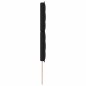 vidaXL Testata LED Design Linee Nera 100 cm Tessuto