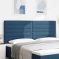 vidaXL Testata a LED Design Lines Blu 200 cm Tessuto vidaXL Testata a LED Design Lines Blu 200 cm Tessuto