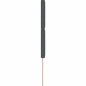 Testata LED vidaXL Grigia Scura 100 cm in Tessuto Corda