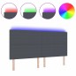 Testata LED vidaXL Grigia Scura 100 cm in Tessuto Corduroy Testata LED vidaXL Grigia Scura 100 cm in Tessuto Corduroy