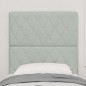 vidaXL Testata Letto LED Grigio Chiaro 80 cm in Velluto