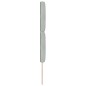 vidaXL Testata Letto LED Grigio Chiaro 80 cm in Velluto