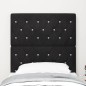 vidaXL Testata LED nera da 80 cm in velluto vidaXL Testata LED nera da 80 cm in velluto