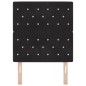 vidaXL Testata LED nera da 80 cm in velluto vidaXL Testata LED nera da 80 cm in velluto