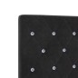 vidaXL Testata LED nera da 80 cm in velluto vidaXL Testata LED nera da 80 cm in velluto