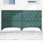 vidaXL Testata letto LED verde scuro in velluto 72 cm vidaXL Testata letto LED verde scuro in velluto 72 cm