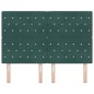 vidaXL Testata letto LED verde scuro in velluto 72 cm vidaXL Testata letto LED verde scuro in velluto 72 cm