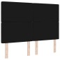 vidaXL Testata LED nera da 80 cm in velluto vidaXL Testata LED nera da 80 cm in velluto