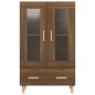 Credenza Rovere Marrone 70x31x115 cm in Legno Multistrato Credenza Rovere Marrone 70x31x115 cm in Legno Multistrato