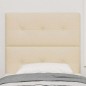 vidaXL Testata letto LED crema 100 cm in tessuto