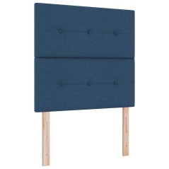 vidaXL Testata LED blu 100 cm in tessuto di