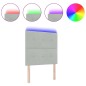 vidaXL Luce per Testata LED Grigia 100 cm in Velluto
