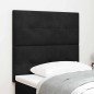 Testata LED vidaXL Nera 100 cm in Velluto
