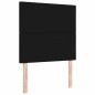 Testata LED vidaXL Nera 100 cm in Velluto