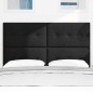 vidaXL Testata letto LED nera, 72 cm, in tessuto vidaXL Testata letto LED nera, 72 cm, in tessuto