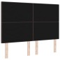 vidaXL Testiera LED marrone scuro, 72 cm, in tessuto