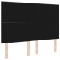Testiera LED vidaXL Grigio Scuro 72 cm in Velluto