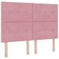 Testata LED vidaXL Rosa 72 cm Velluto Testata LED vidaXL Rosa 72 cm Velluto