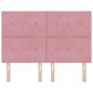 Testata LED vidaXL Rosa 72 cm Velluto Testata LED vidaXL Rosa 72 cm Velluto
