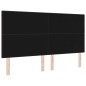 vidaXL Testiera LED marrone scuro 90 cm, tessuto vidaXL Testiera LED marrone scuro 90 cm, tessuto
