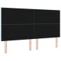 Testiera LED vidaXL Blu Scuro 90 cm Velluto Testiera LED vidaXL Blu Scuro 90 cm Velluto
