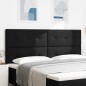 vidaXL Testata letto LED nera 100 cm in tessuto vidaXL Testata letto LED nera 100 cm in tessuto
