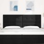 vidaXL Testata letto LED nera 100 cm in tessuto vidaXL Testata letto LED nera 100 cm in tessuto