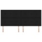 vidaXL Testata letto LED nera 100 cm in tessuto vidaXL Testata letto LED nera 100 cm in tessuto
