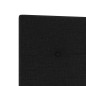 vidaXL Testata letto LED nera 100 cm in tessuto vidaXL Testata letto LED nera 100 cm in tessuto