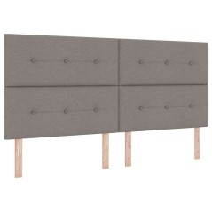 vidaXL Testata LED Tortora 100 cm in Tessuto