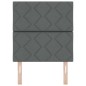 Testata LED vidaXL Design Blocchi Diamante Grigio Scuro 80 cm Tessuto Testata LED vidaXL Design Blocchi Diamante Grigio Scuro 80 cm Tessuto