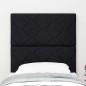 Testata LED vidaXL Design a Blocchi Diamante Nera 80 cm Tessuto