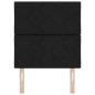 Testata LED vidaXL Design a Blocchi Diamante Nera 80 cm Tessuto