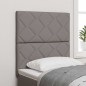 Testiera LED vidaXL Design Blocchi Diamante Tortora 80 cm Tessuto