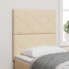Testiera LED vidaXL Design a Rombi Panna 80 cm Tessuto