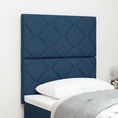 Testata LED vidaXL Design a Blocchi di Diamante Blu 80 cm Tessuto